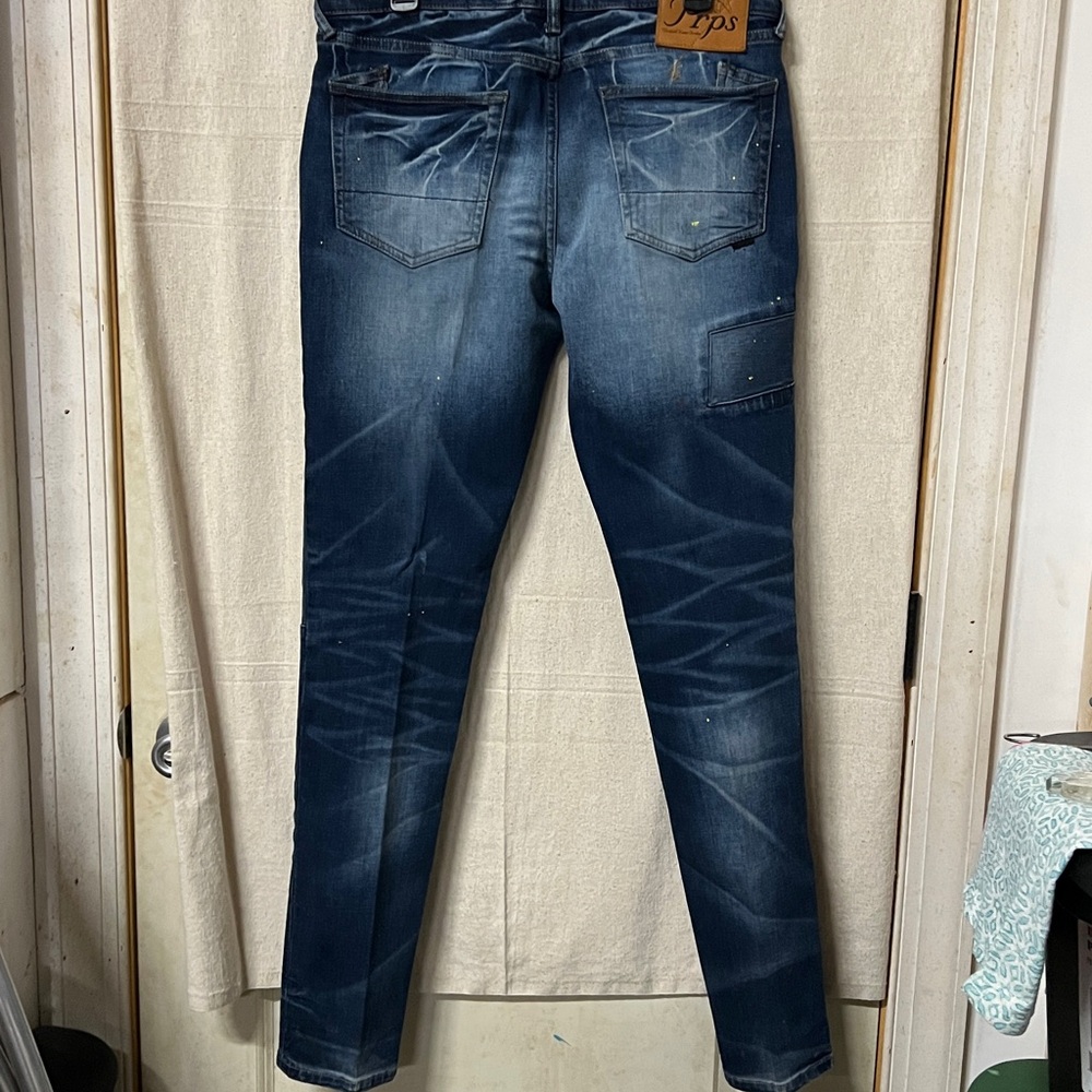 PRPS Dark Blue Skinny Jeans - Picture 7 of 13